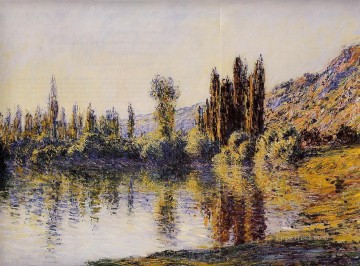  Seine Canvas - The Seine at Vetheuil Claude Monet